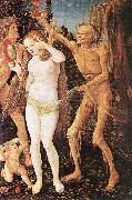 BALDUNG GRIEN, Hans Three Ages of the Woman and the Death  rt4 Norge oil painting reproduction